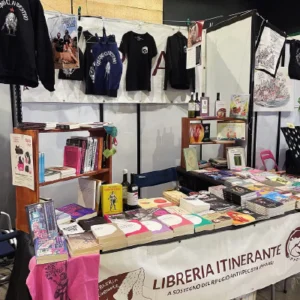 Foto dello stand di Libreria Itinerante